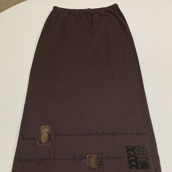 Blue Fish Aubergine Skirt